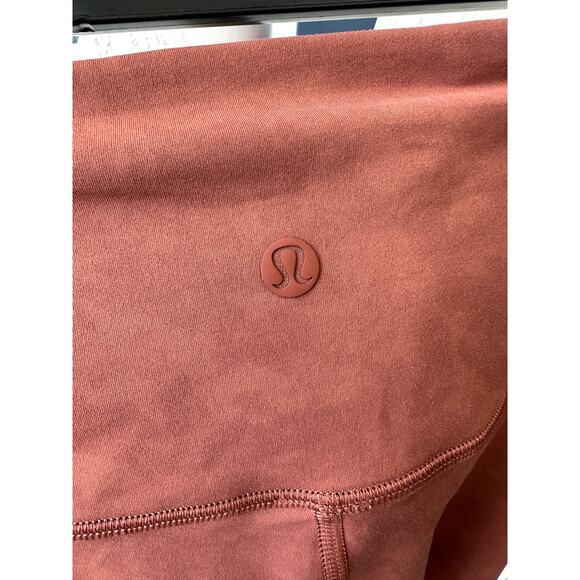 Lululemon Always On High-Rise Tight 28" Nulu Size 2 Maroon EUC - Picture 6 of 10
